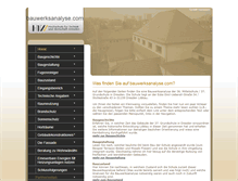 Tablet Screenshot of bauwerksanalyse.com